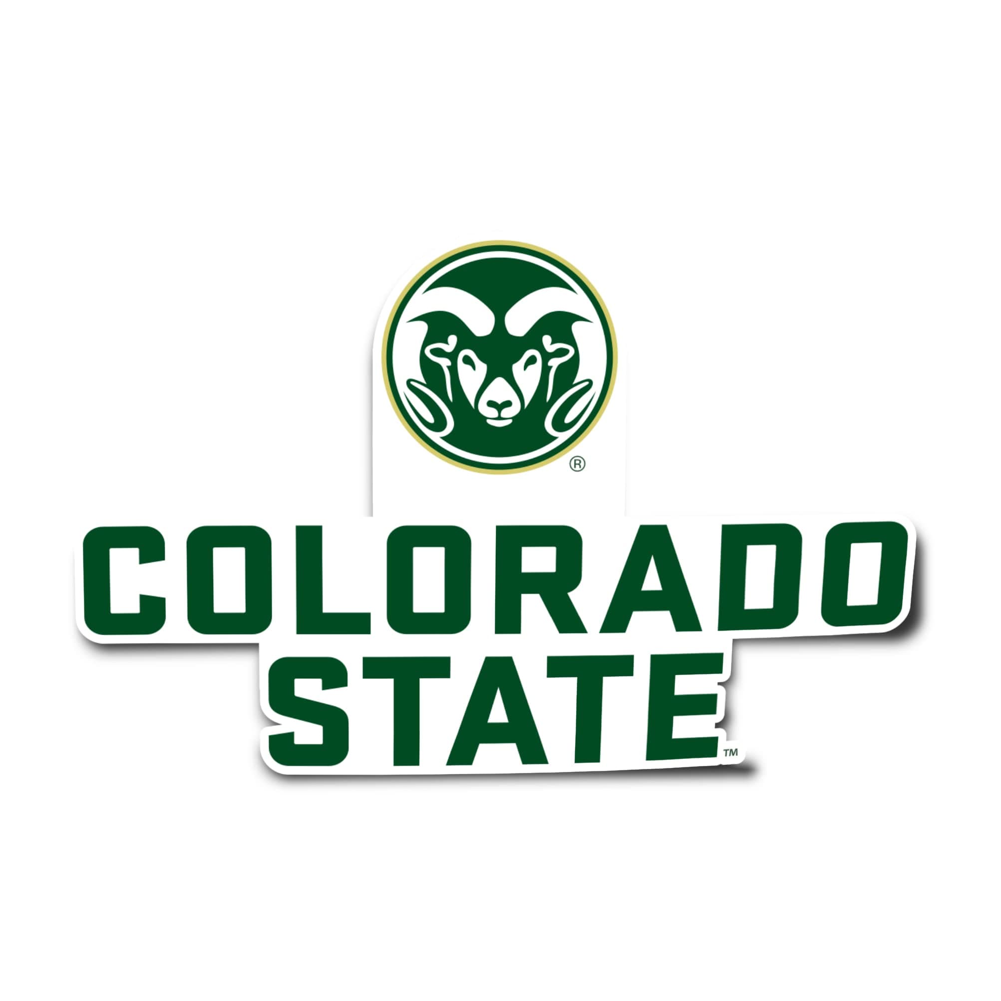 Desert Cactus Colorado State University CSU Rams NCAA Vinyl Decal Laptop Water Bottle Car Scrapbook (Sticker - 00007)