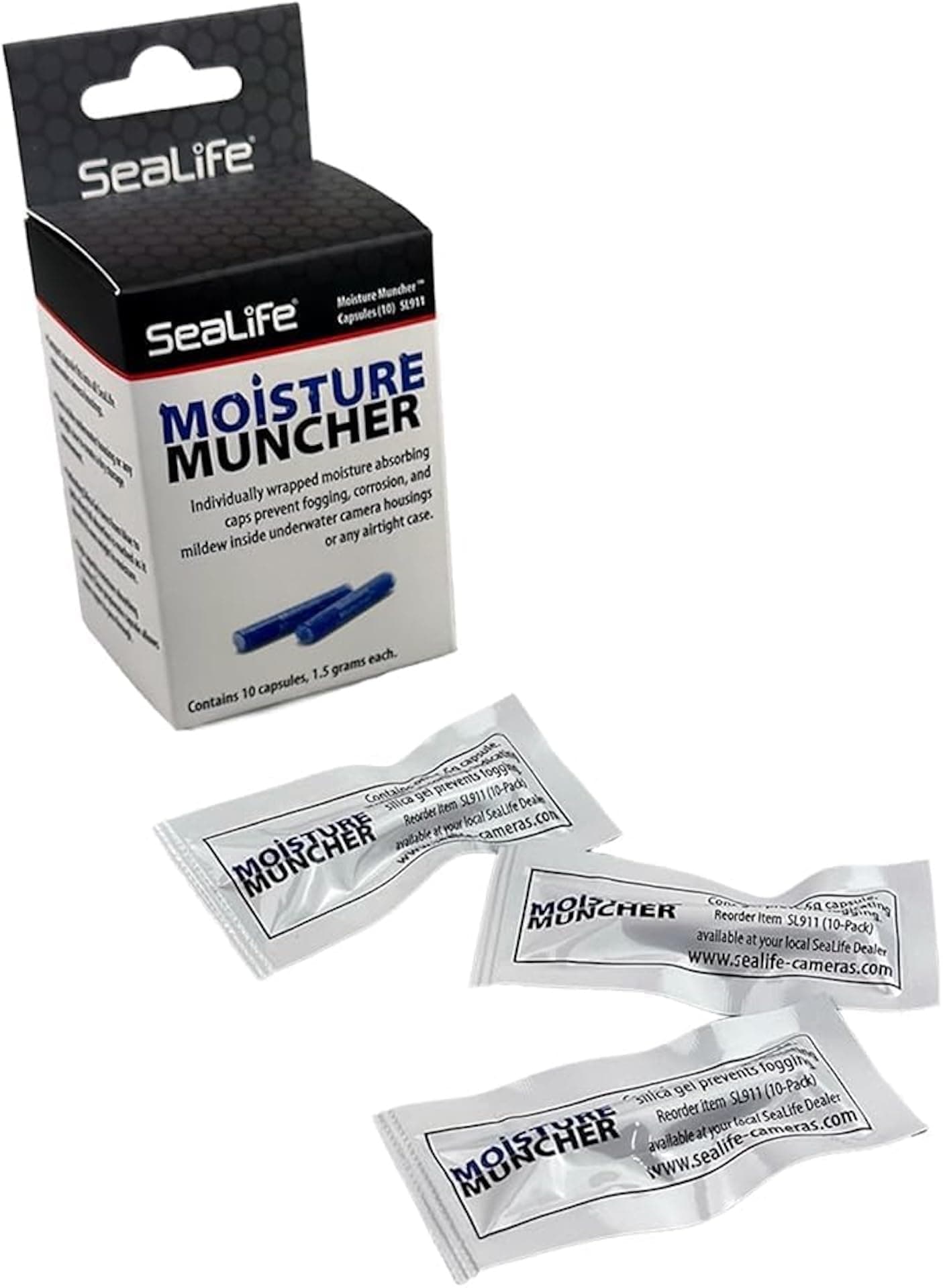 Moisture Muncher Capsules for SportDiver Underwater Housing for Smartphones (Blue)