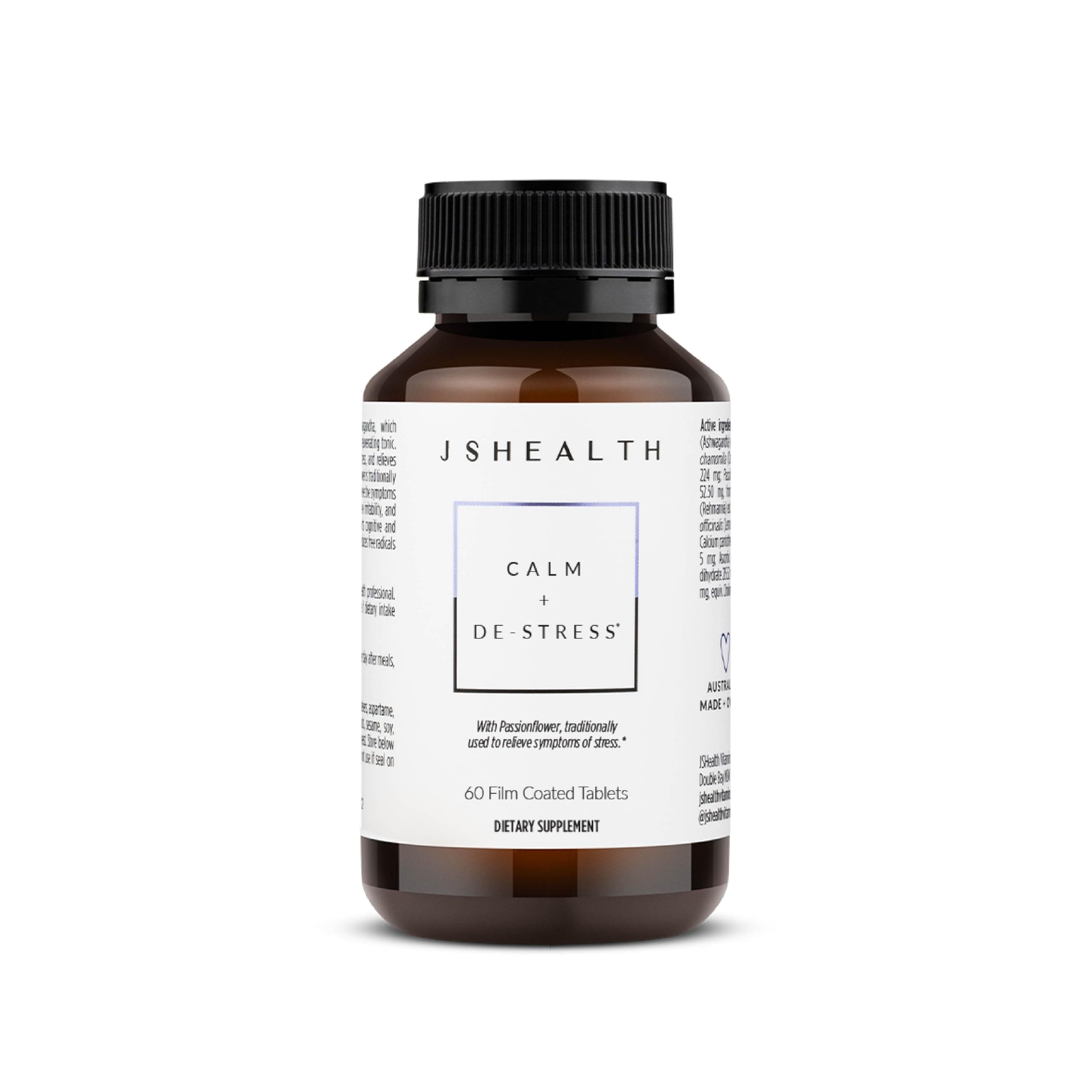 Calm + Destress Supplement - 60 Capsules
