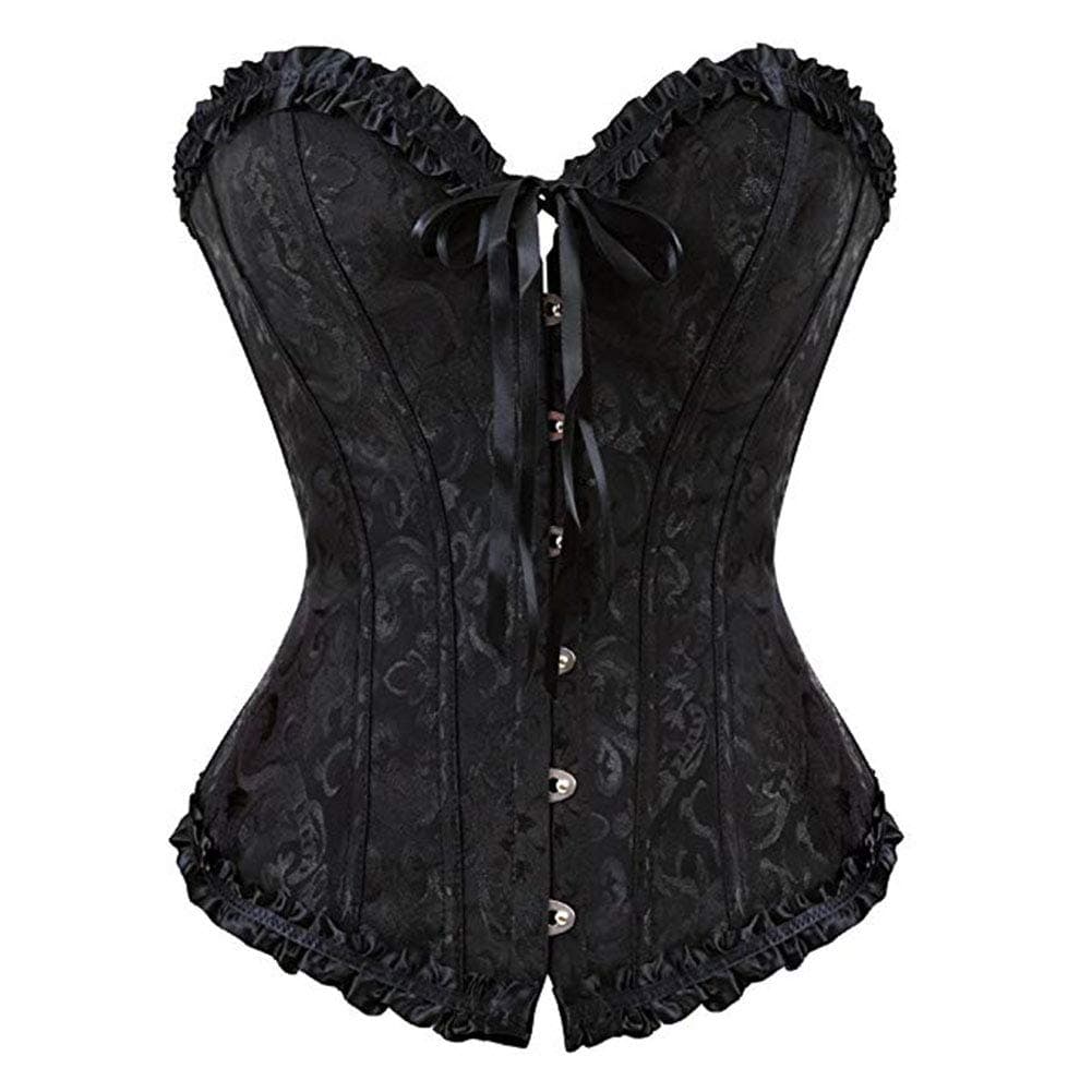 Zinuo Corset Women Sexy Plus Size Corset Overbust Bustier G-string