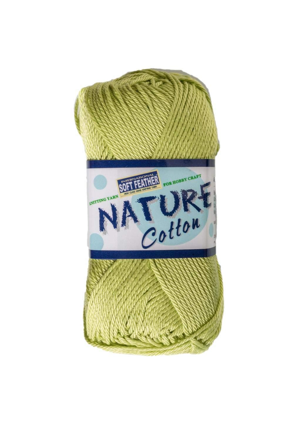 Nature Cotton Mint Green No.510 Crochet and Knitting Yarn