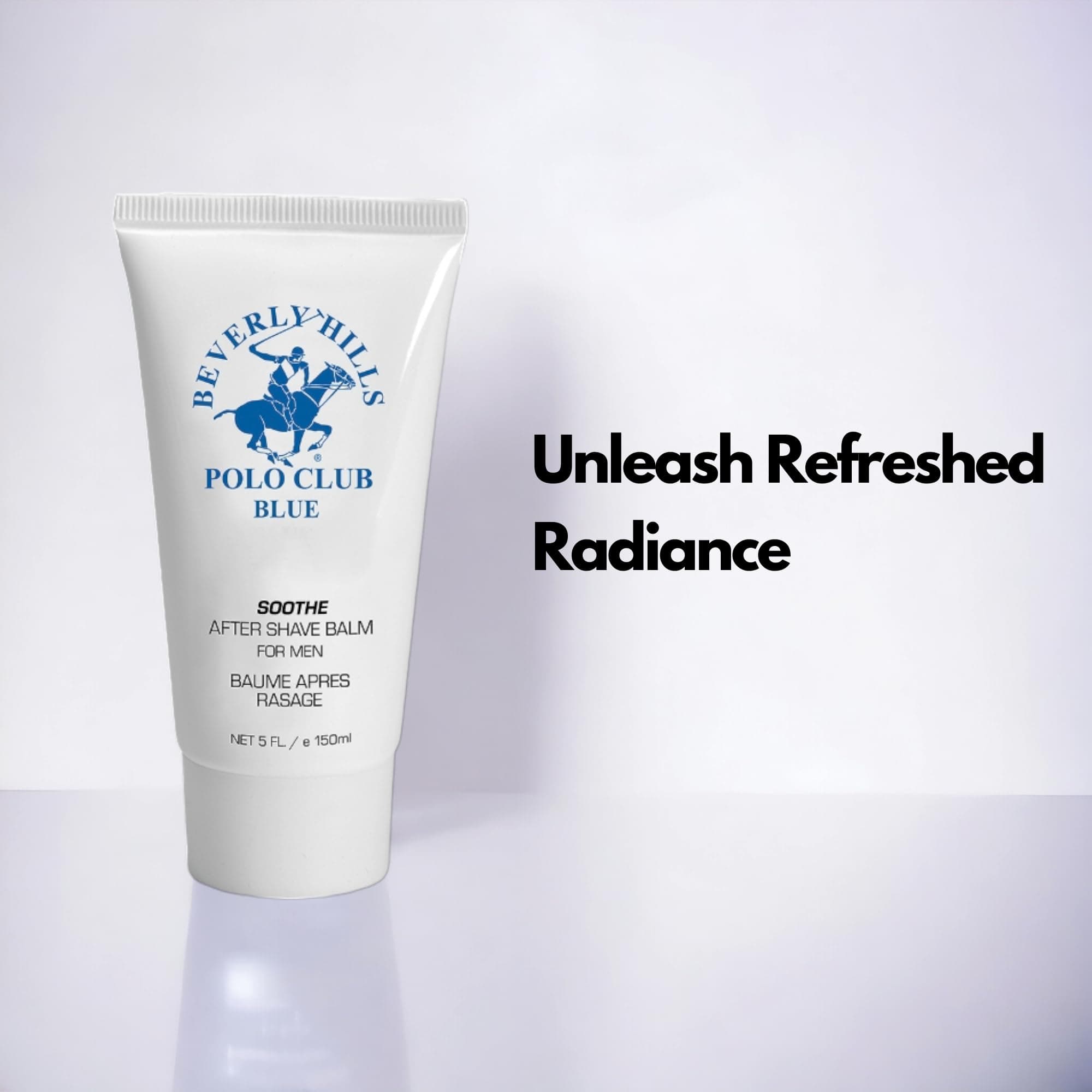 Beverly Hills Polo Club Blue By Club, 5 Oz After Shave Balm For Men