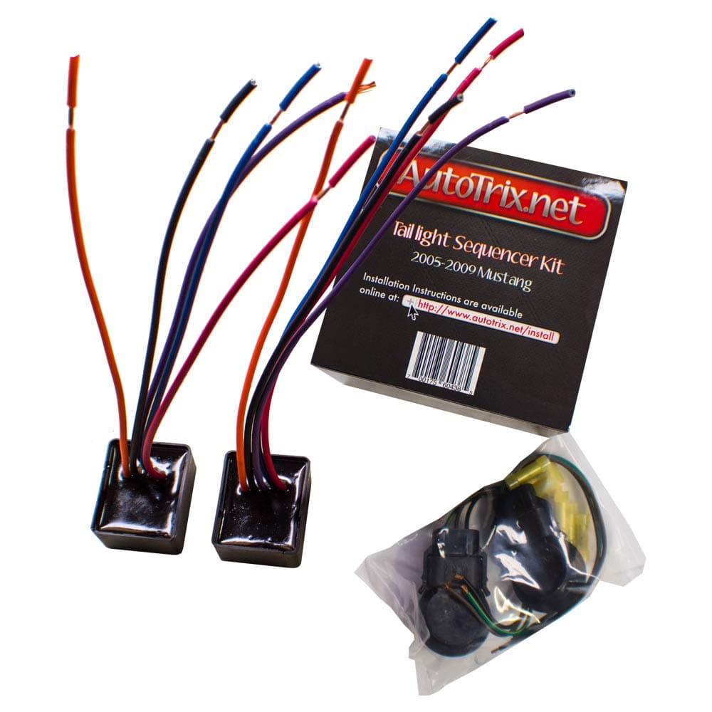 AutoTrix Tail Light Sequencer Kit - compatible with 2005-2009 Mustang