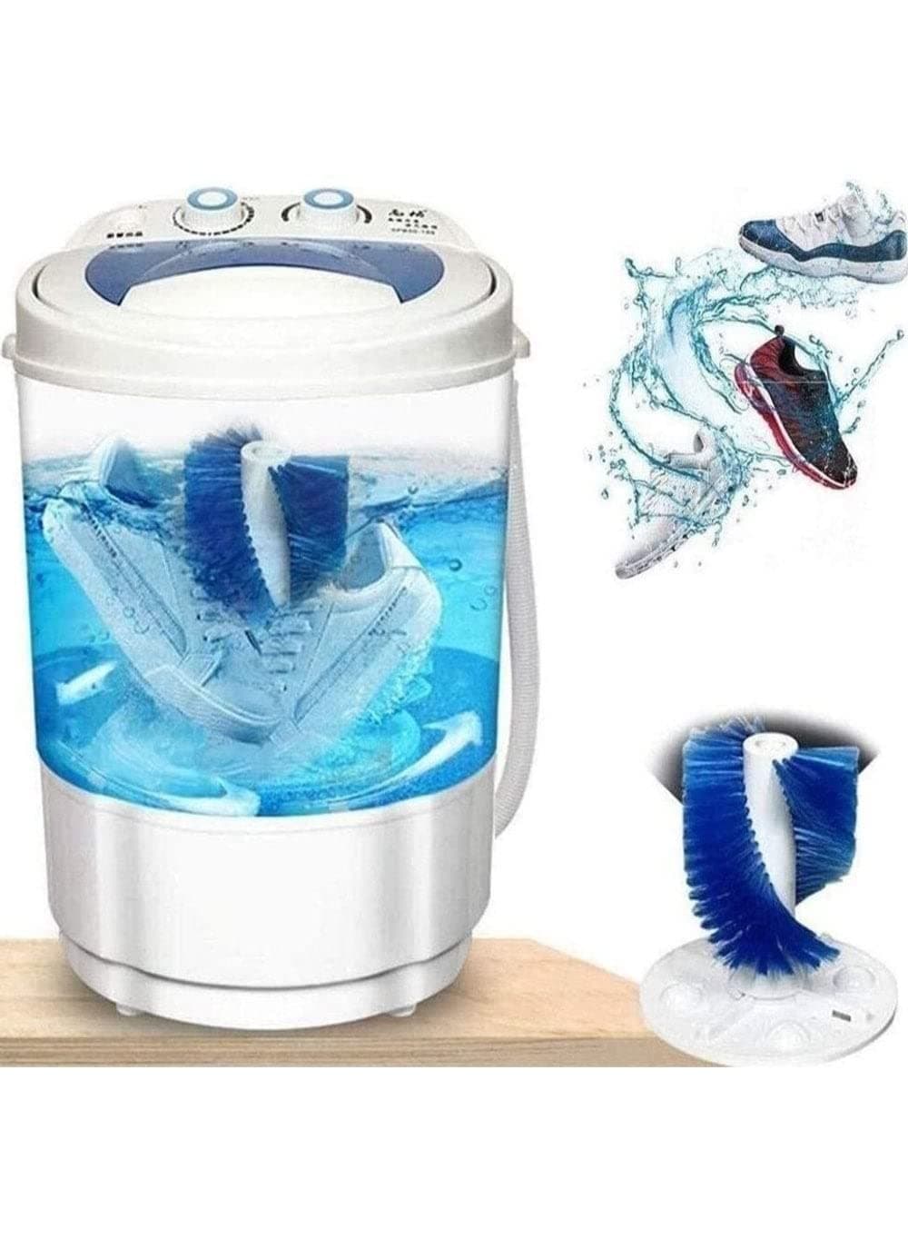 Mini Home Shoes Washing Machine, Lazy Automatic Shoes Washer, Small Household Washing Shoes, Bionics, Blu-Ray Inhibition, Possess Odor Elimination, All-Round Cleaning