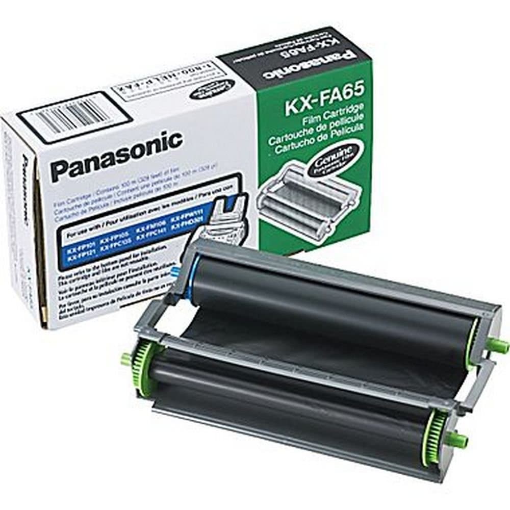 KX-FA65 KX-FHD301 Panafax KX-FM106 FP101 105 121 FPC135 141 FPW111 Film Cartridge in Retail Packaging,Black