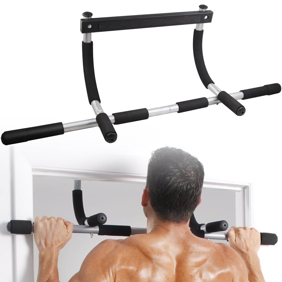 Radical Deal Portable Chin up Bar Home Wall Mounted Dip Pull Exercise Doorway Gym Abs