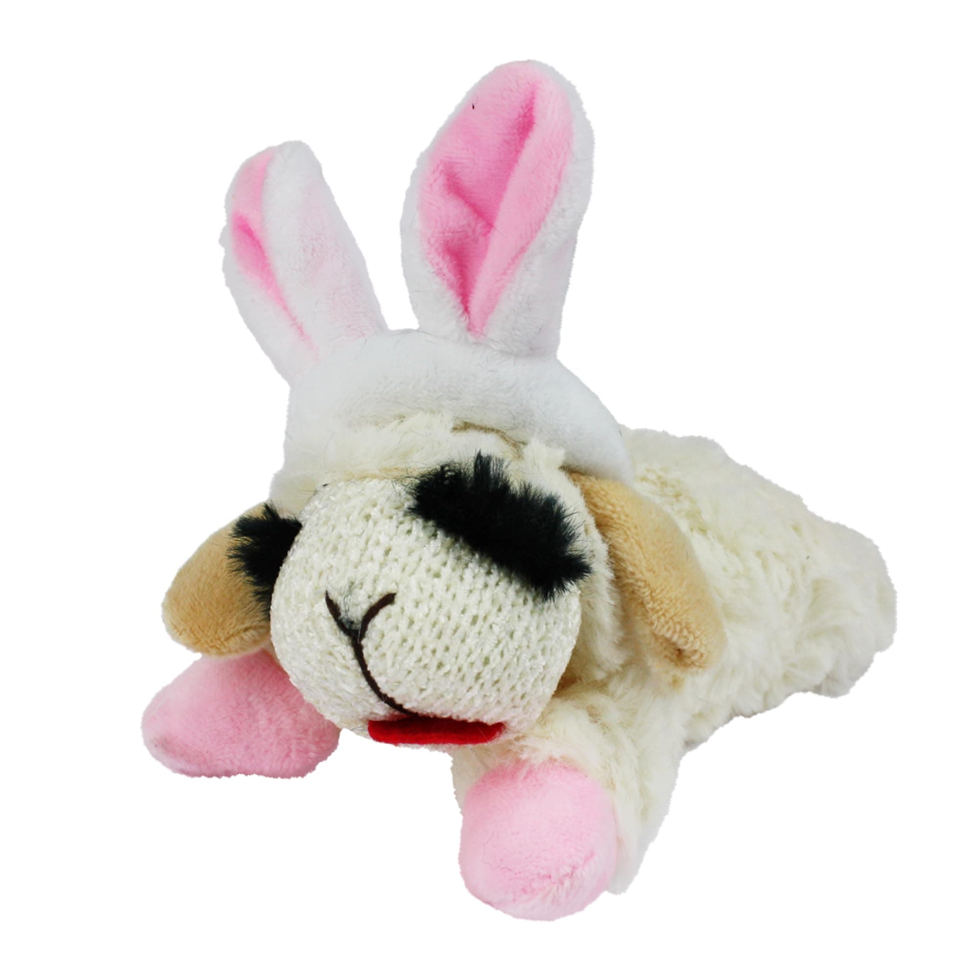 Easter Bunny Ears Lamb Chop Dog Toy 6 inch Mini