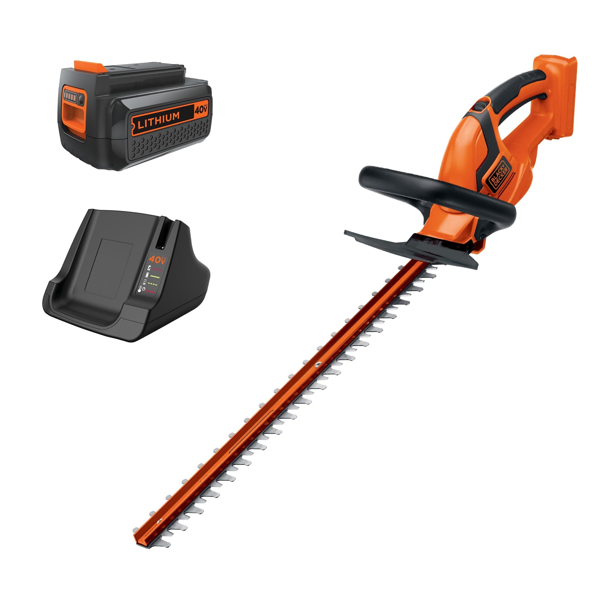 40V MAX Hedge Trimmer, Cordless, 24-Inch Blade, Battery and Charger Included (LHT2436)