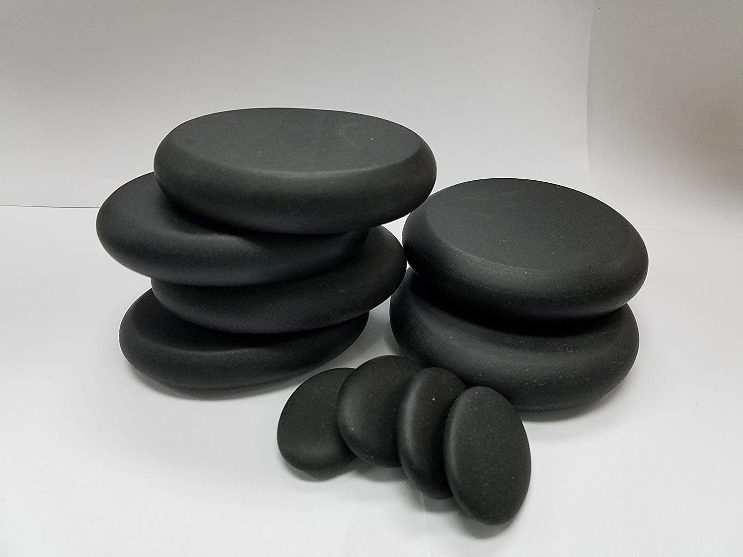 MiLandia Basic Massage Stone Kit set of 10 pieces Hot Rocks Stones