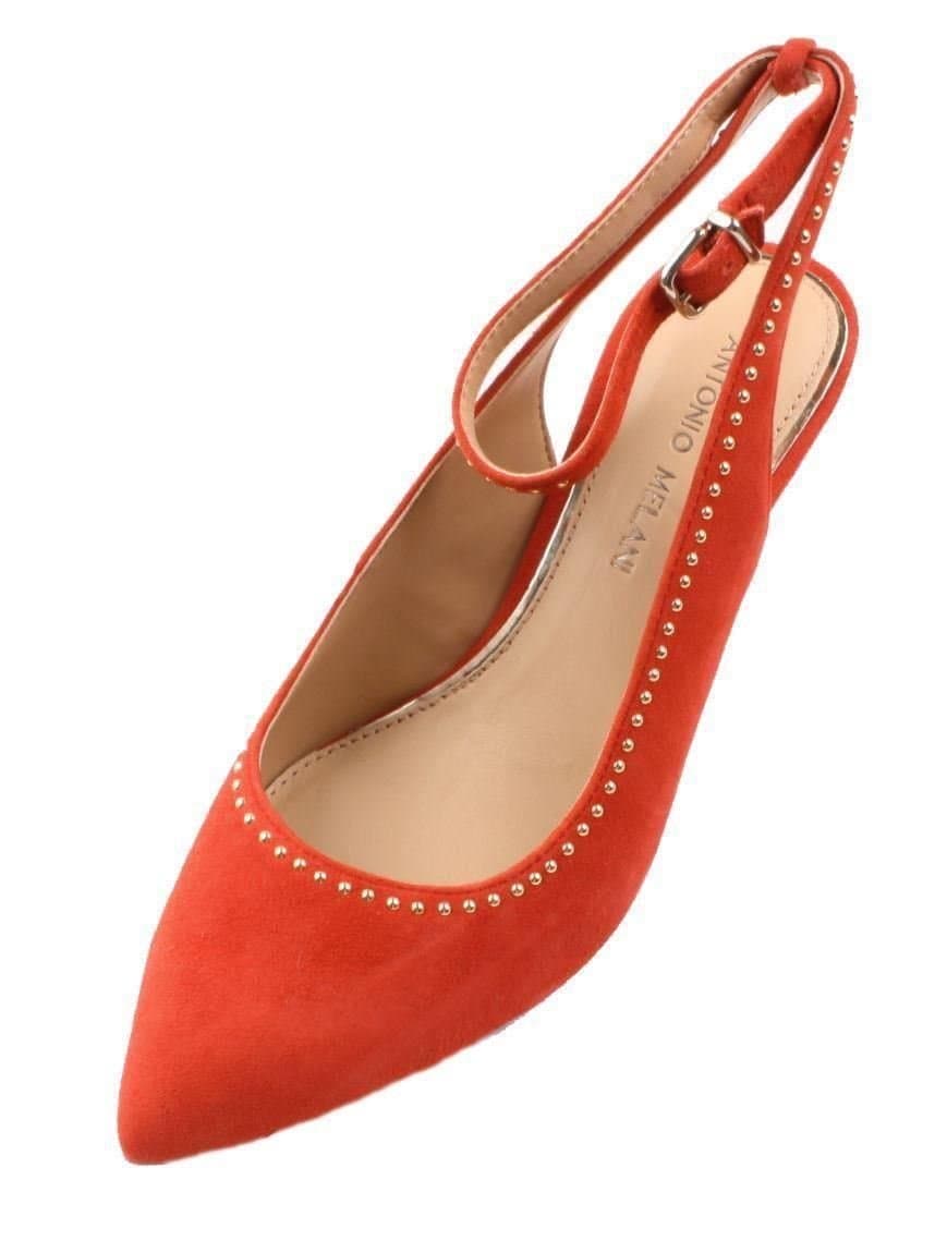 Antonio Melani Sonyah Womens Tomato Puree Slingback Pumps