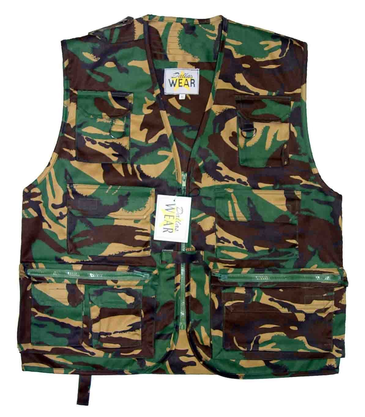 Adults Multipocket Fishing Vest Gilet Waistcoat Bodywarmer Hunting Photography
