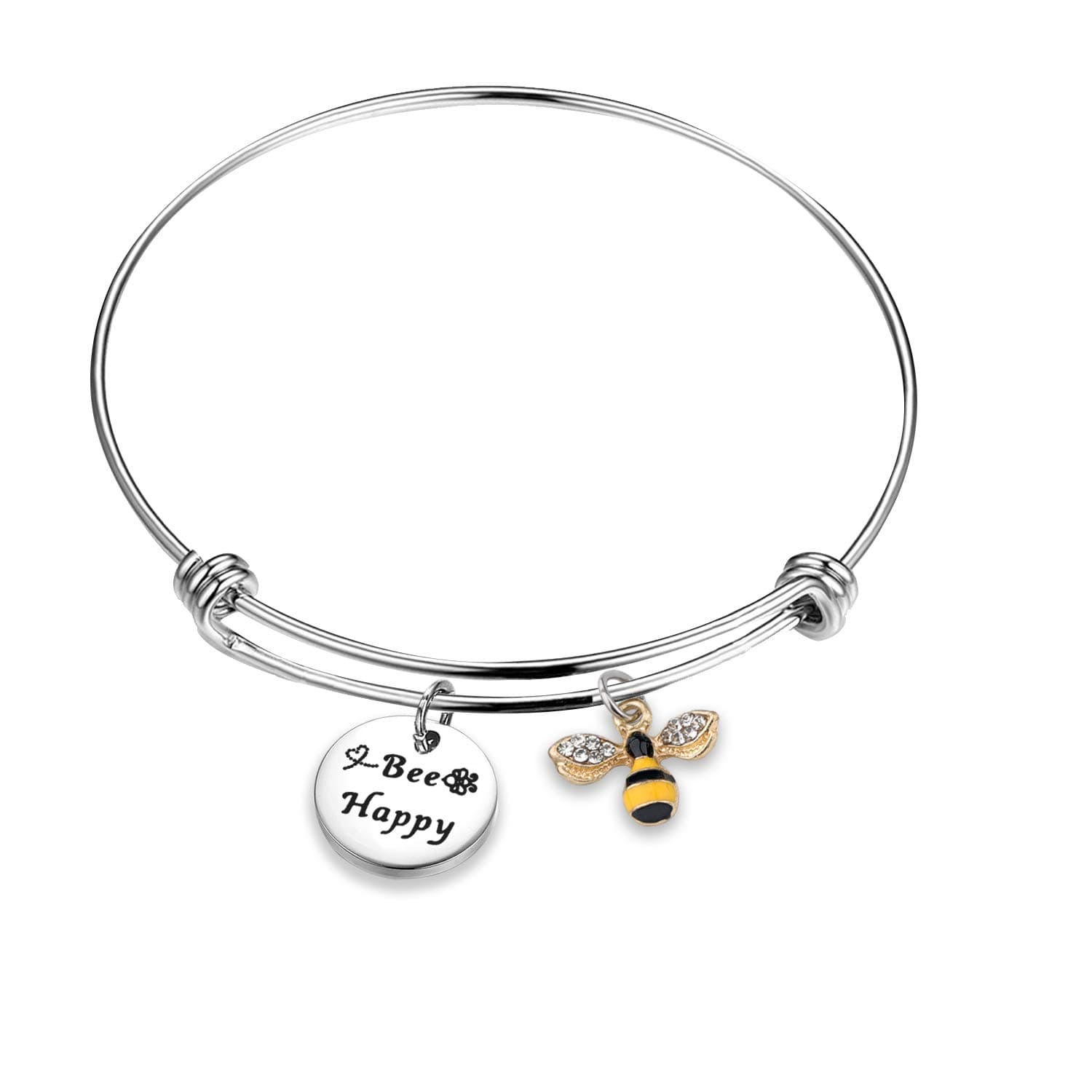 Honey Bee Bracelet Charm Good Luck Gift Jewelry Inspirational For Bee Lovers
