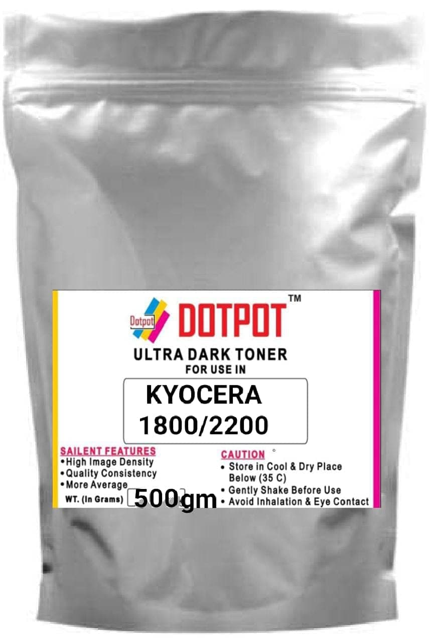 Dotpot Toner Powder for KYOCERA TASKALFA 1800 1801 2200 2201 2540 2560 3040 3060 6025 6030 6525 KYOCERA ECOSYS 1024 1035 1120 2035 2040 2540 2640 1035 1135 2035 2530 Printer and Copier (500GM PKT)