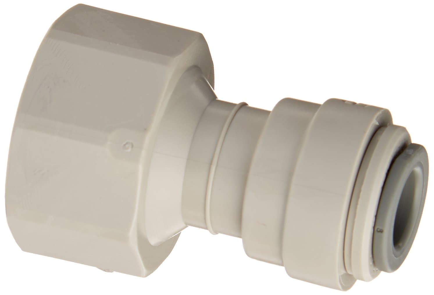 John Guest Female Adaptor 5/16 inch Tube OD x 1/2 inch BSP Thread Cone End (one Supplied)
