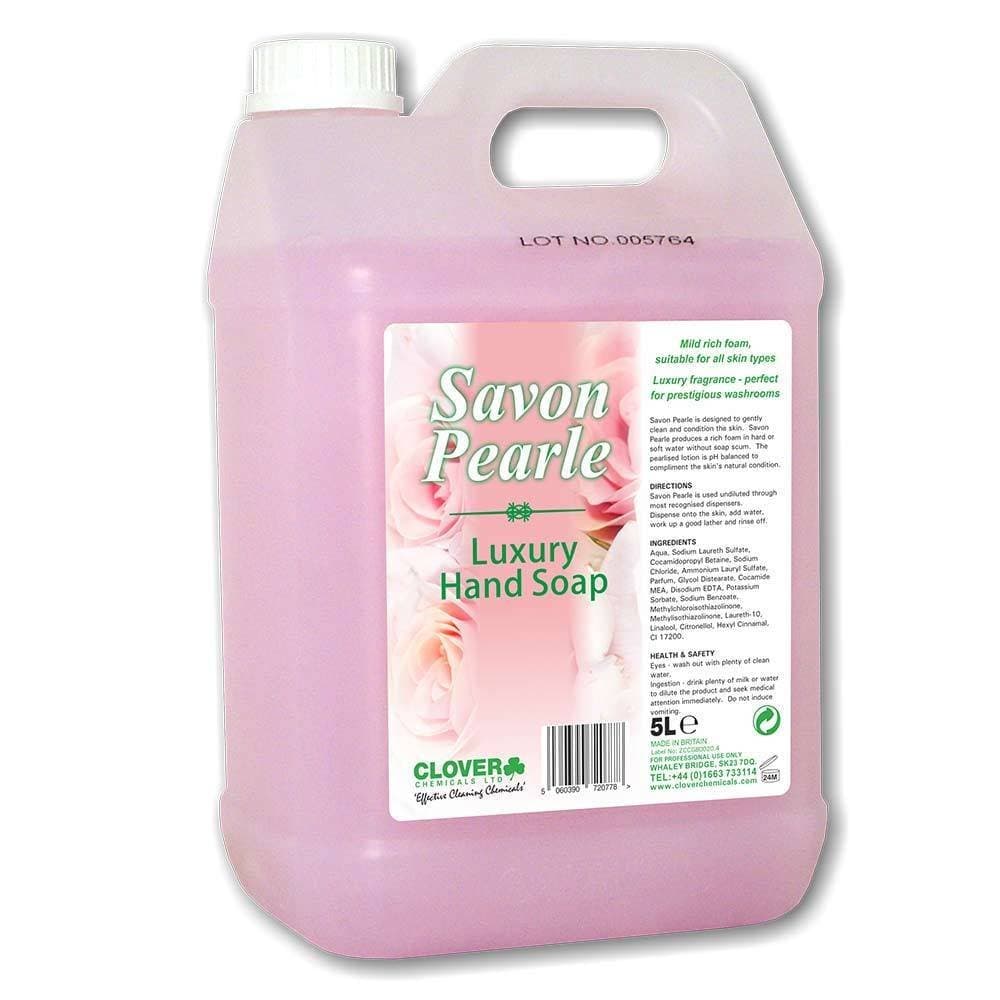 Clover Chemicals 402 Savon Pearle Luxury Hand Soap, 750mL