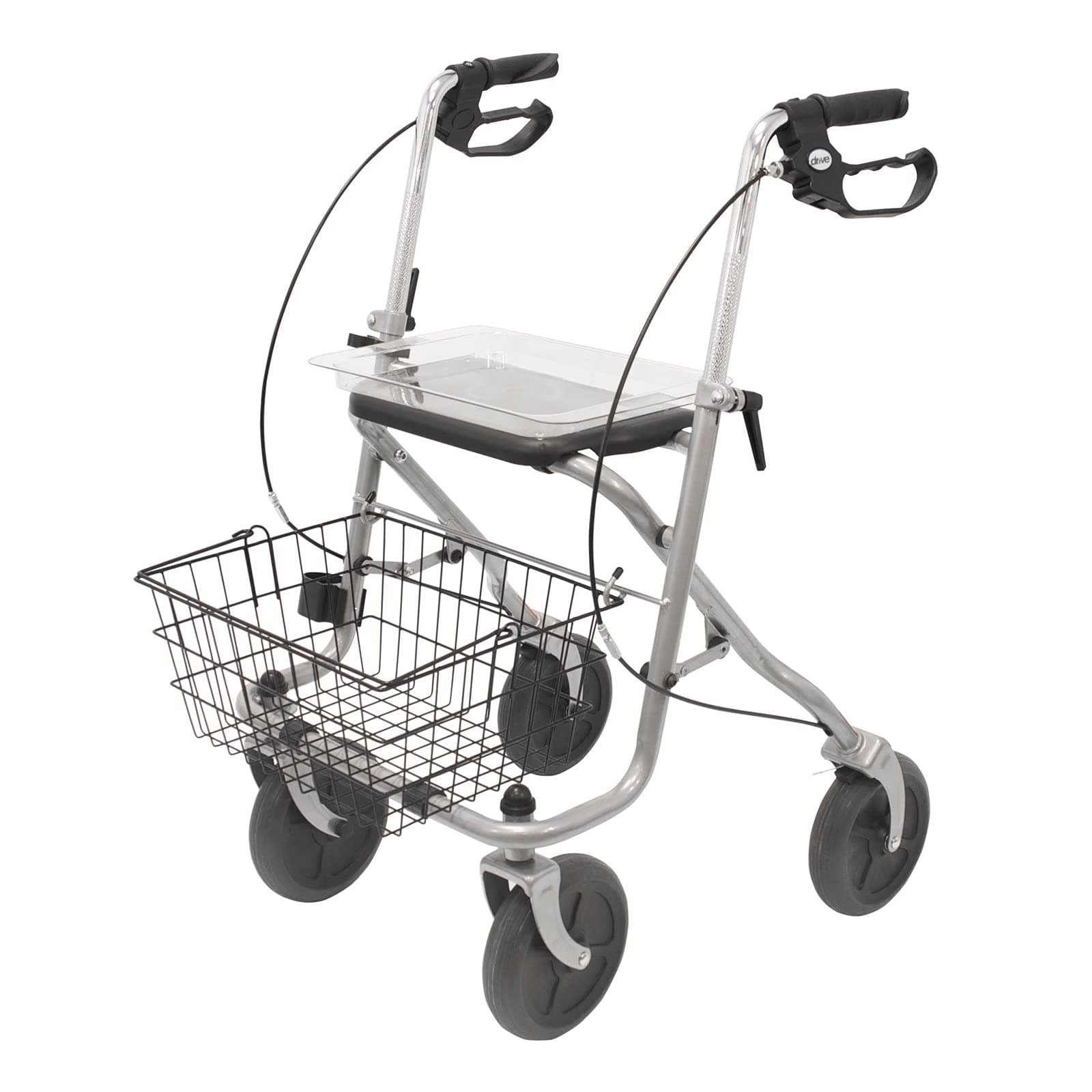 Drive Medical Migo 190/50 Standard Wheeled Walking Aid – Silver