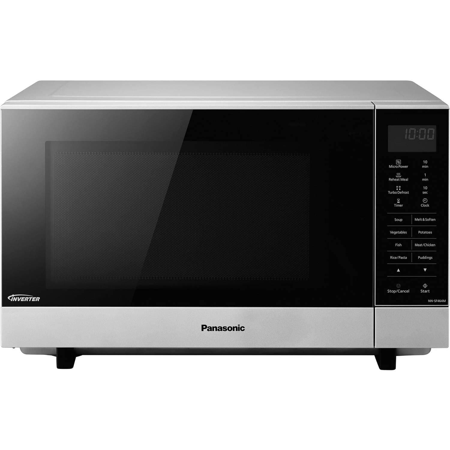 Panasonic NN-SF464MBPQ Flatbed Microwave Oven, 27 Litre, Silver