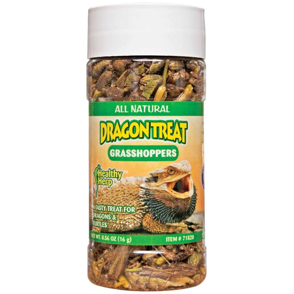 San Francisco Bay Brand SSF71820 Health Herp Dragon Treat, Grasshoppers, 0.56-Ounce