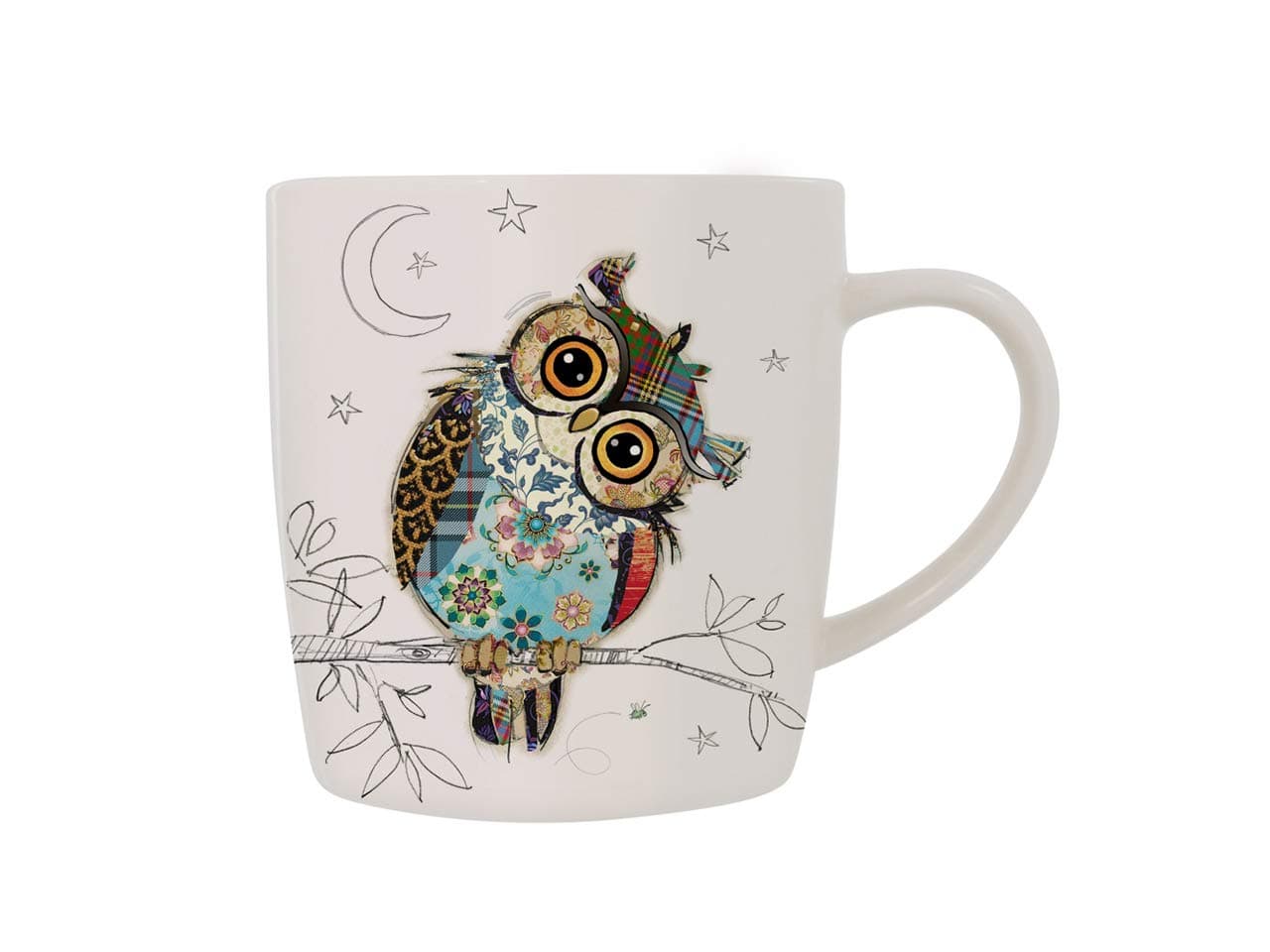 Bug Art Owen Owl China Mug in Gift Box