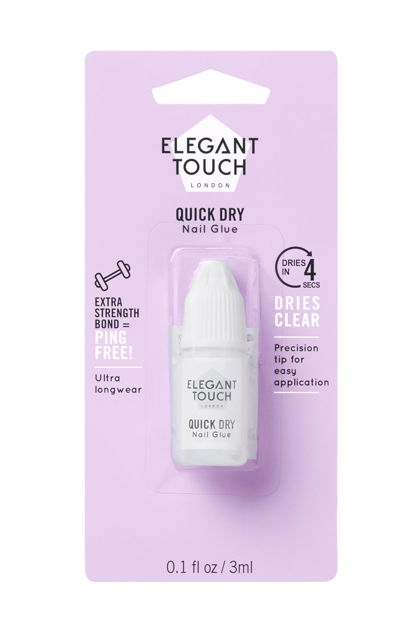 Elegant Touch 4 Second Protective Nail Glue Clear, 3ml