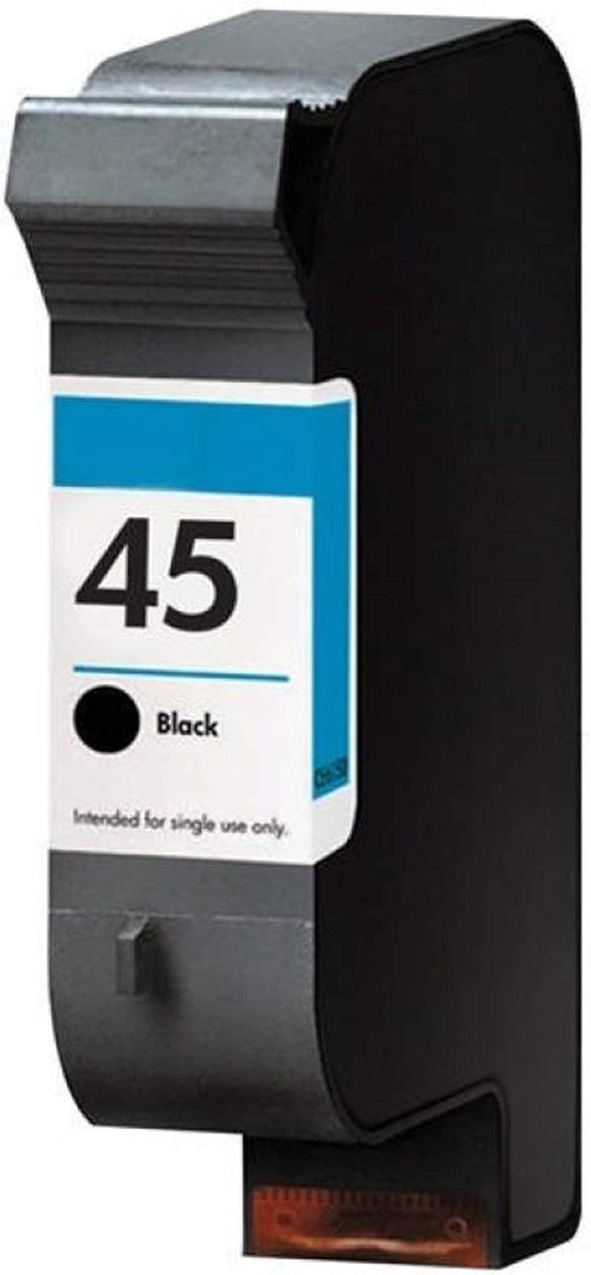 Vnex 45 Black Ink Cartridge Compatible for HP 45 / 51645AA, Black Ink, High Yield, HP DeskJet 712, 720, 722, 820-1220 Printers, Single Color Ink Cartridge