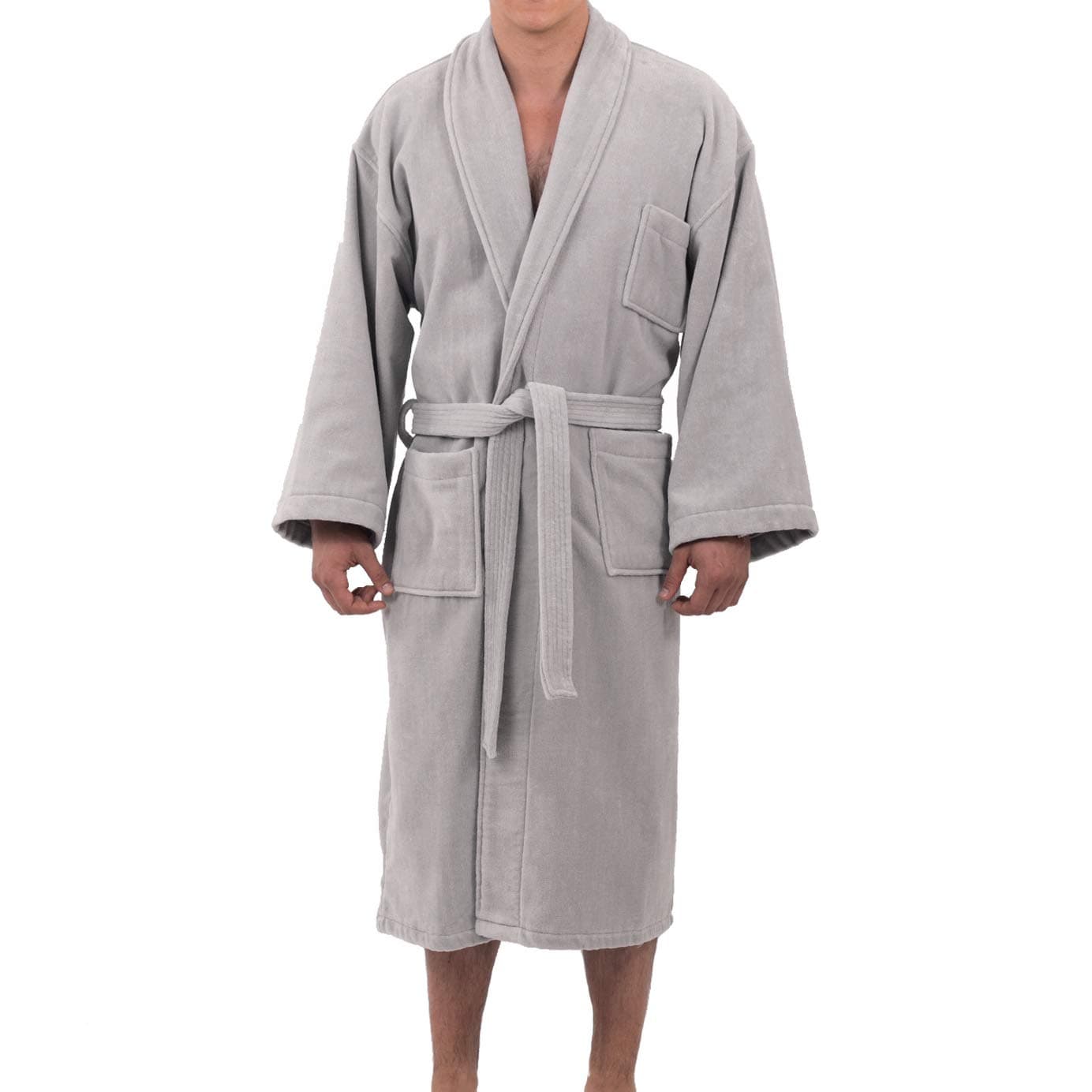 alpine swiss Aiden Mens Cotton Terry Cloth Bathrobe Shawl Collar Velour Spa Robe