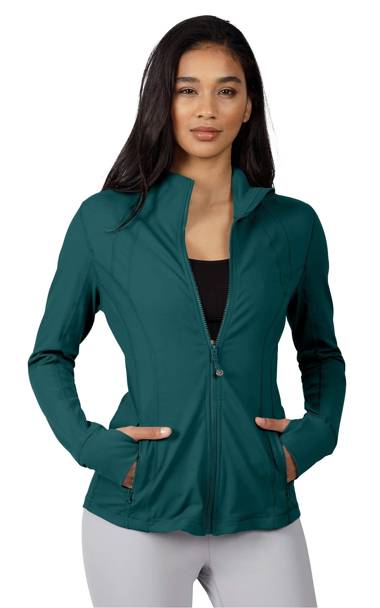 90 Degree By Reflex Women’s Lightweight, Full Zip Running Track Jacket