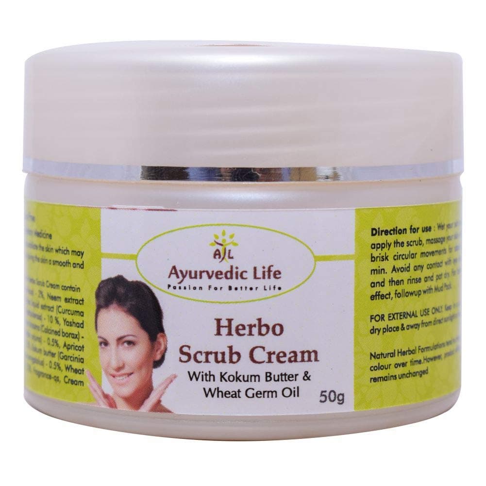 ALAyurvedic Life Herbo Scrub Cream - 50g Pack of 2