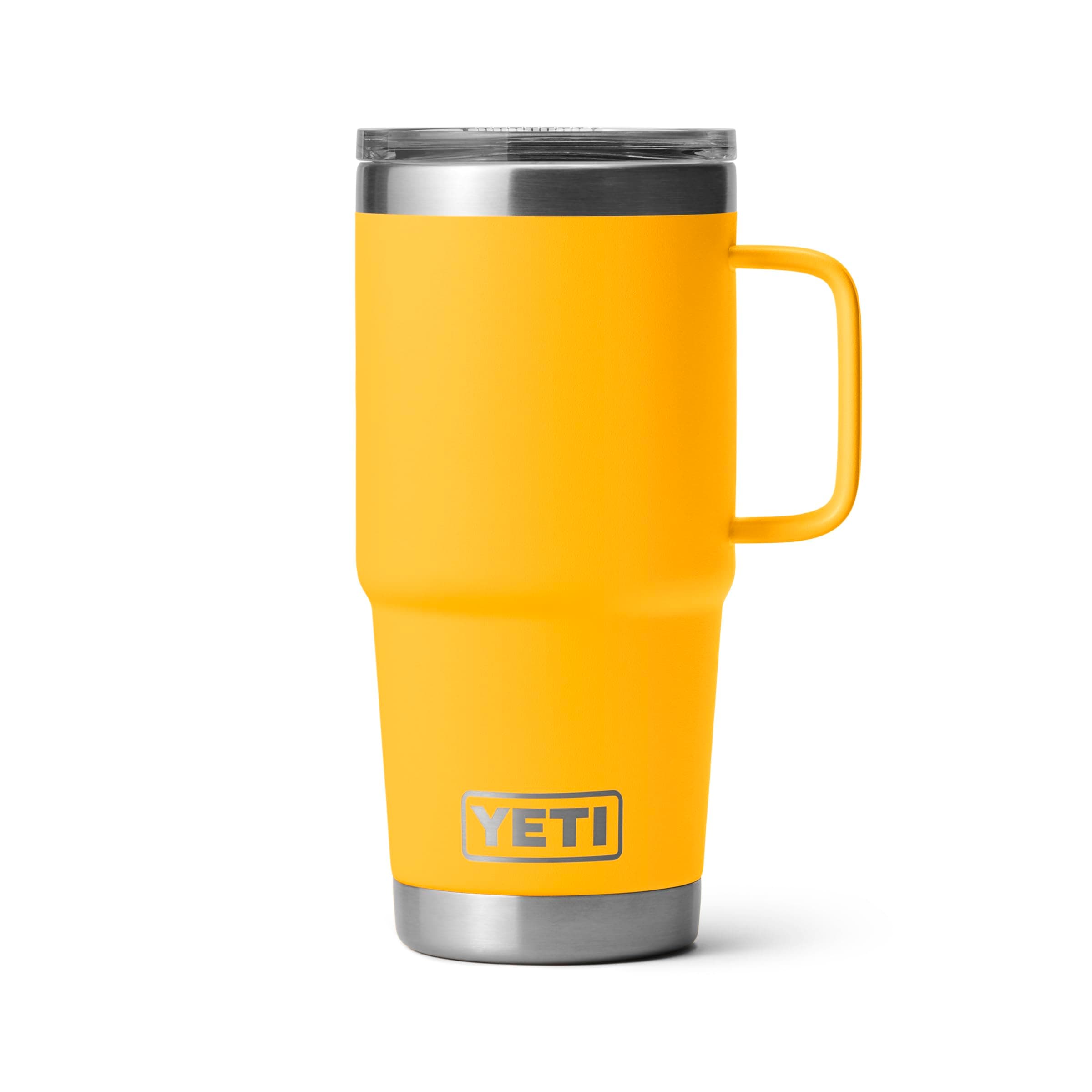 YETI Stainless Steel Rambler Travel Drinking_Cup, Vacuum Insulated with Stronghold Lid, 20 Ounces, Alpine Yellow