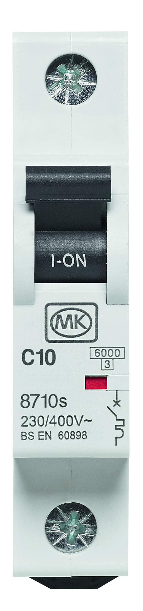MK ElectricSentry 10A Single Pole Type C MCB