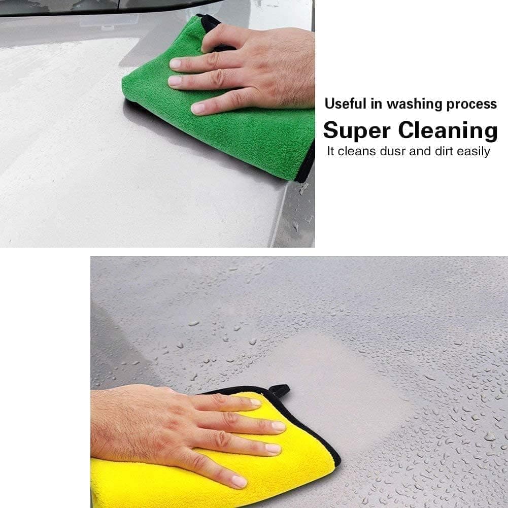 Sulfar Car Drying Towel, Free Microfiber Cleaning Cloth, Premium Professional Soft Microfiber Towel, Super Absorbent Detailing Towel for Car/Windows/Screen/Kitchen,40x30cm 3Pack