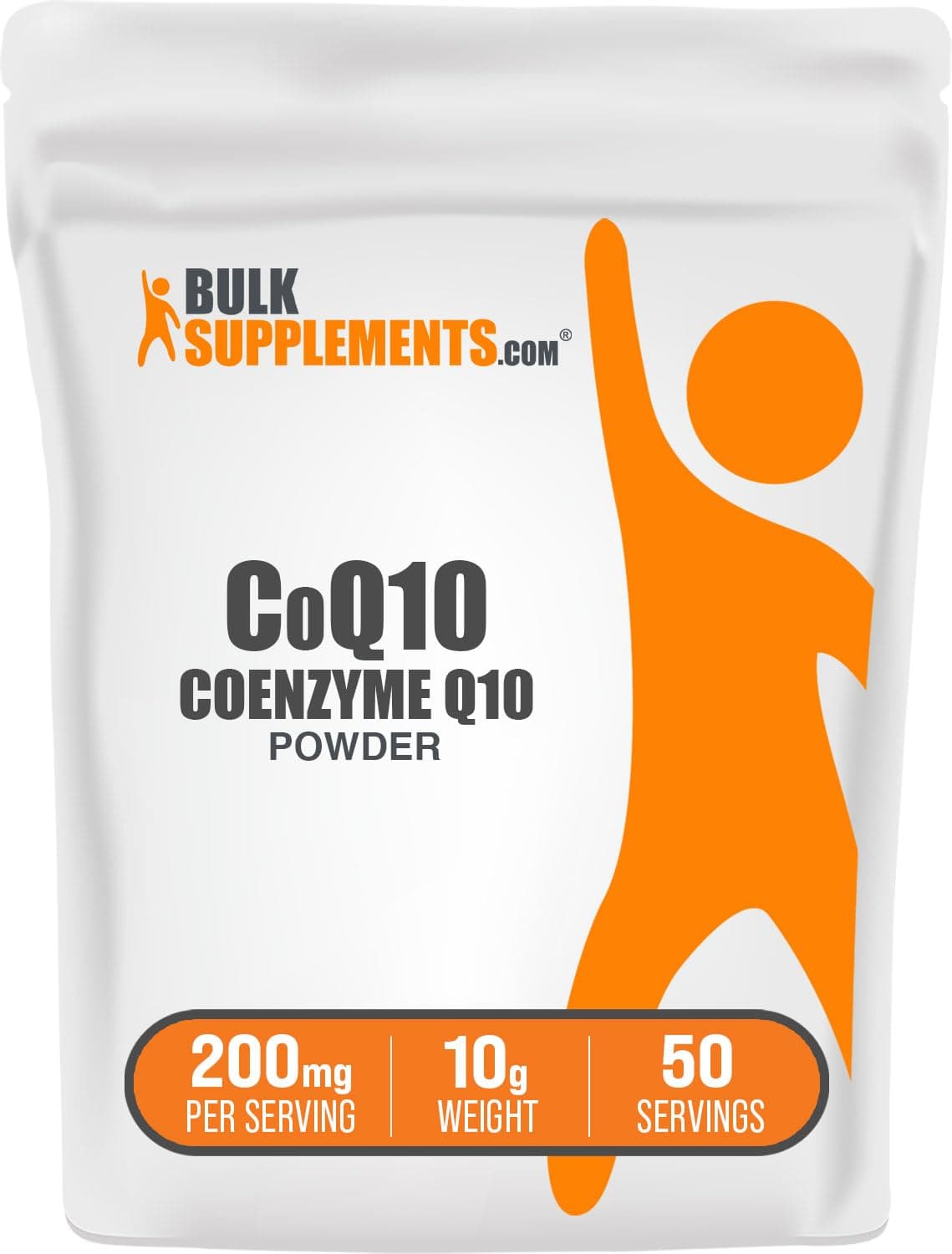 com Coenzyme Q10 Powder - Coenzyme Q10 200mg Supplement, Nutritional Supplement - Gluten Free, 200mg per Serving, 10g (0.35 oz) (Pack of 1)