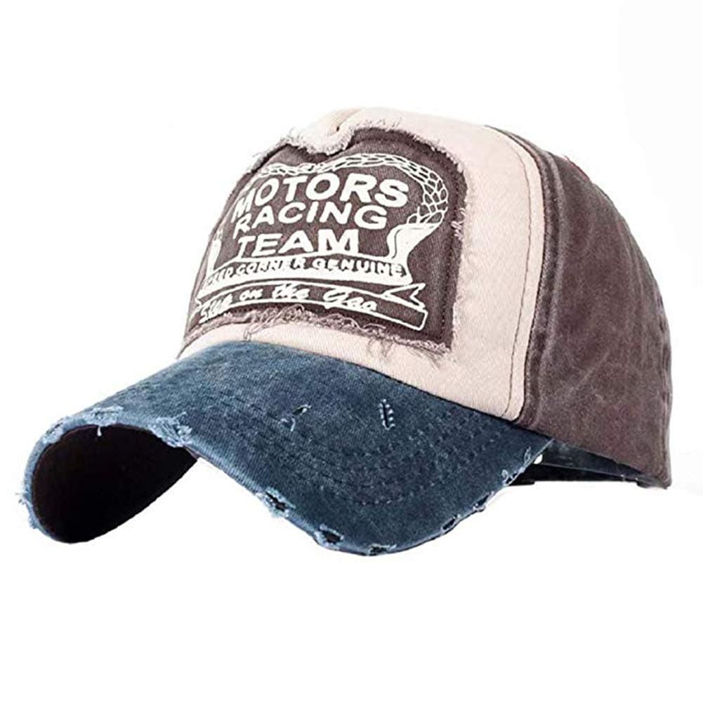 Classic Baseball Cap 100% Cotton Vintage Washed Denim Dad Hat Adjustable Size for Man Women Unisex