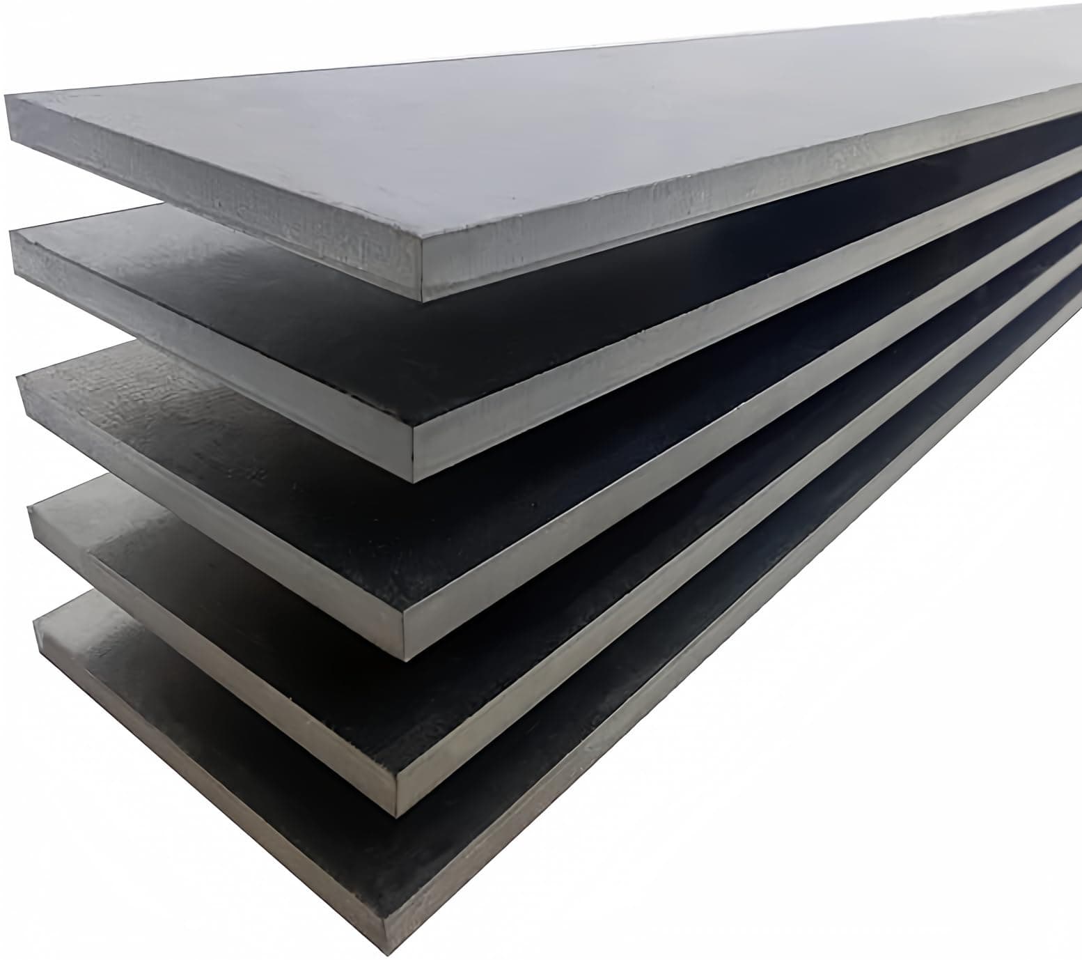 TITGGI 5 Pack 12"x2"x0.12" 1095 Steel Flat Stock, Perfect Knife Making Steel for Professional & Hobbyist Use