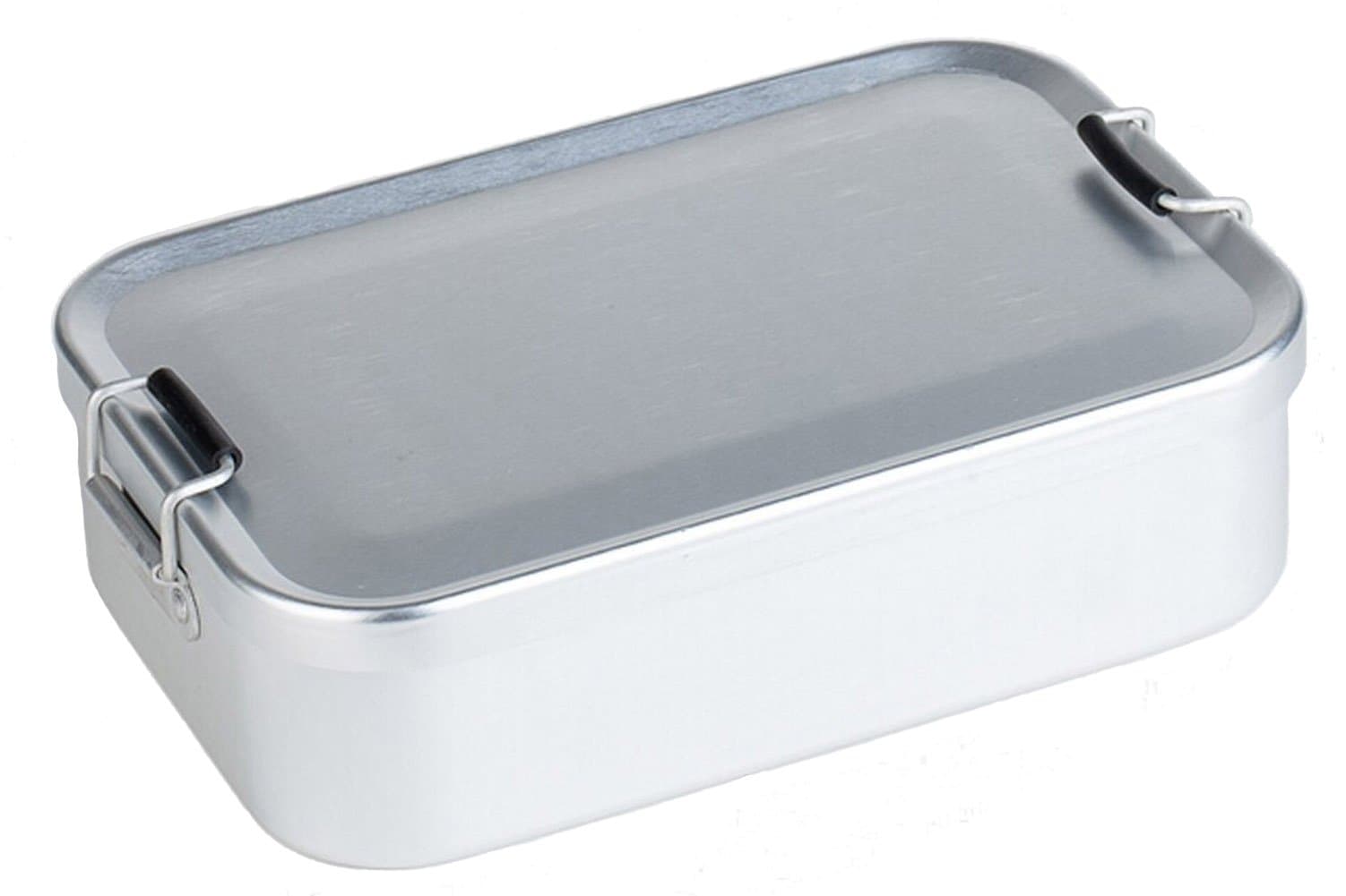 Tspkey Aluminium Lunch Box Silver ( 16.5cm *11cm* 4.5 cm )