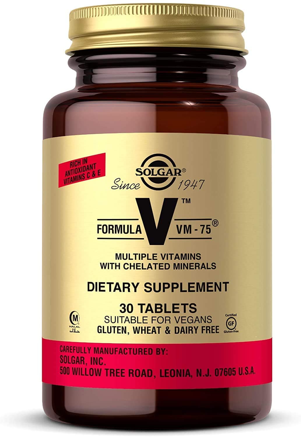 Solgarâ€“ Formula VM-75, 30 Tablets