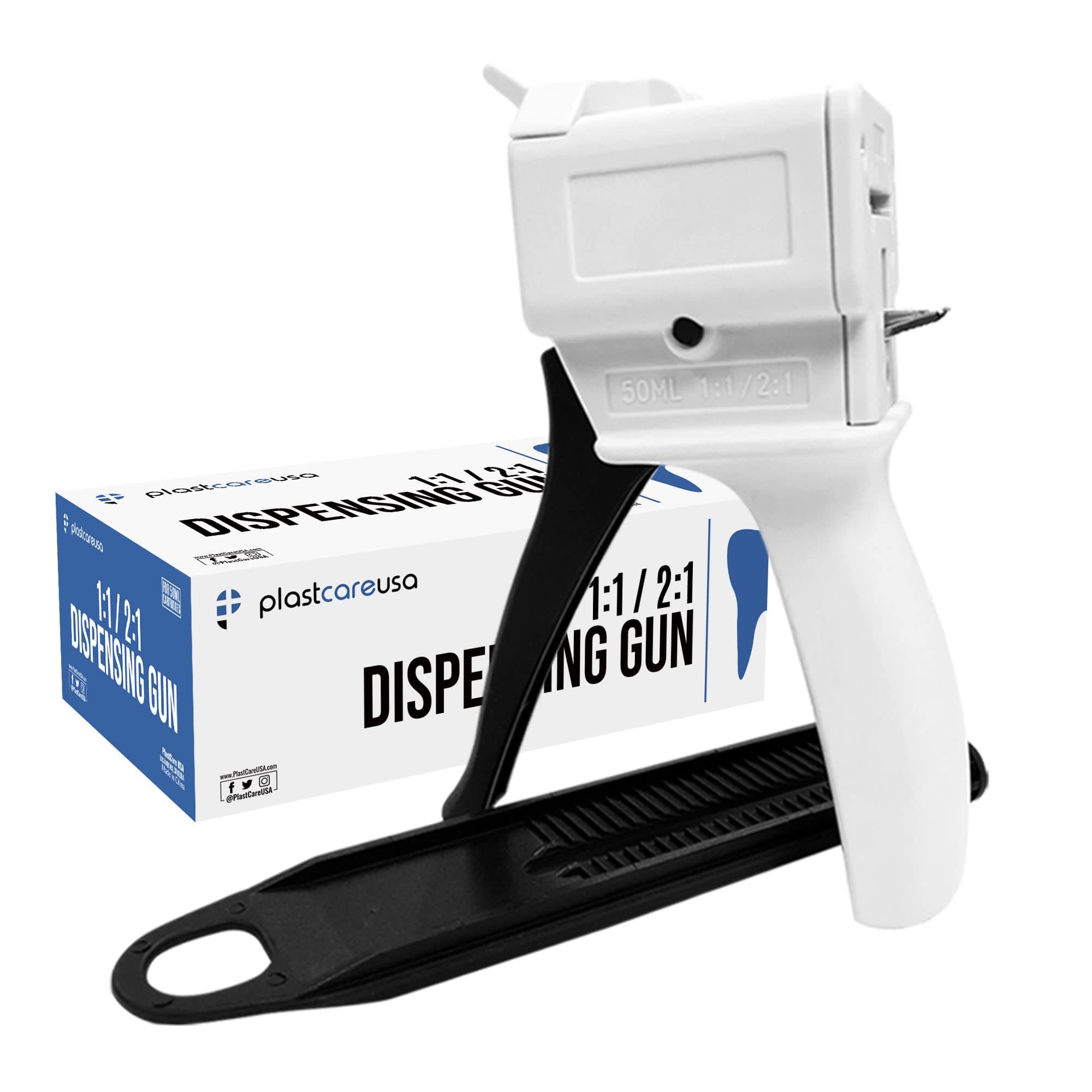Dental 1:1/2:1 Impression Mixing Cartridge Dispenser Gun for 50ml Material