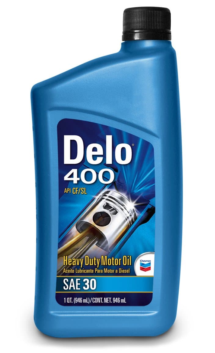 Delo 400 SAE 30 Heavy Duty Diesel Engine Oil, 1 Quart, Pack of 1