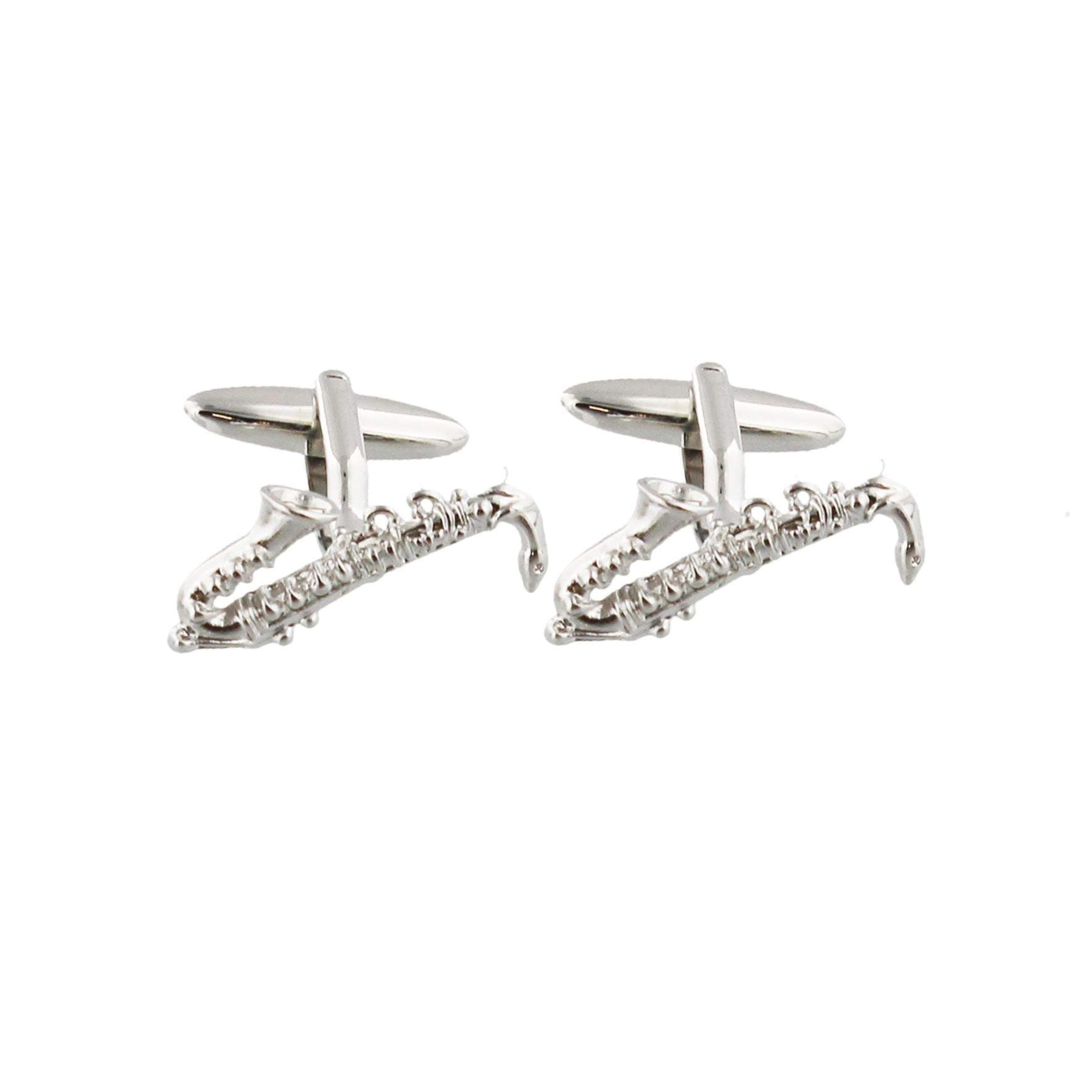 Saxophone Cufflinks Gift For Musician or Music Lover Boxed