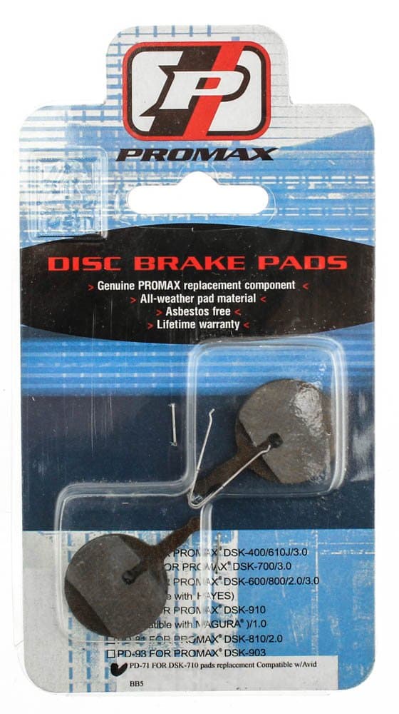 PROMAX Disc Brake Pads Pair PD-71 For DSK-710 AVID BB5 MTB Bike NEW