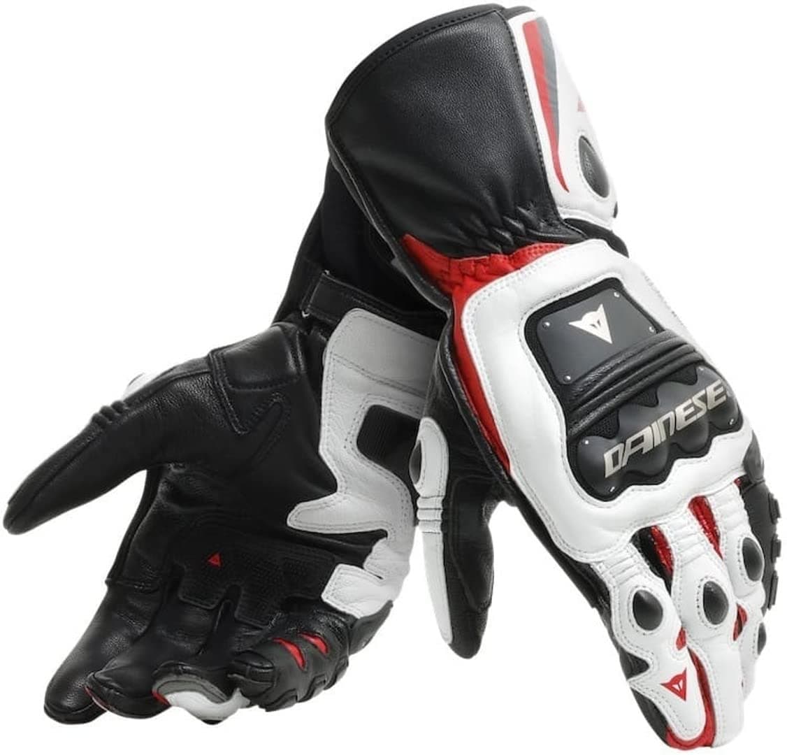 Dainese STEEL-PRO GLOVES, BLACK/WHITE/RED, Size L | 201815907-858_L