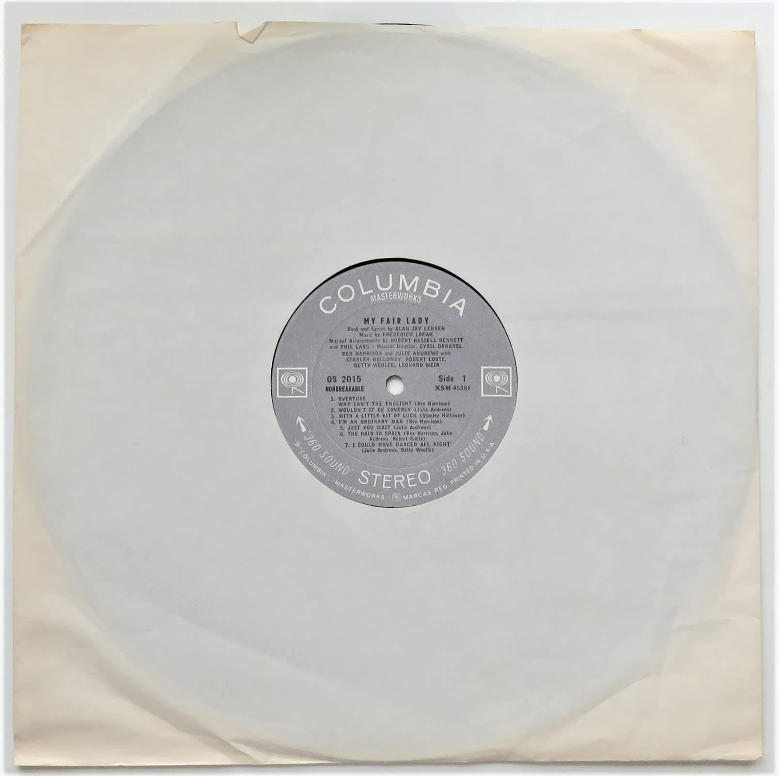 My Fair Lady Vinyl – Special Edition, January 1, 1959