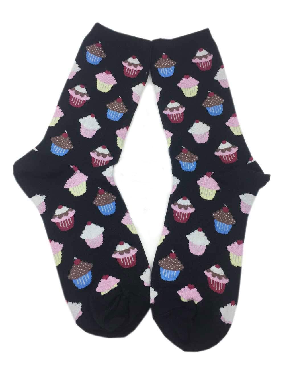 aesthetinc Cocktail Drink Coffee Pizza Shrimp Veggie Fruit Junk Food Novelty Cotton Socks Sport Exercise Gift