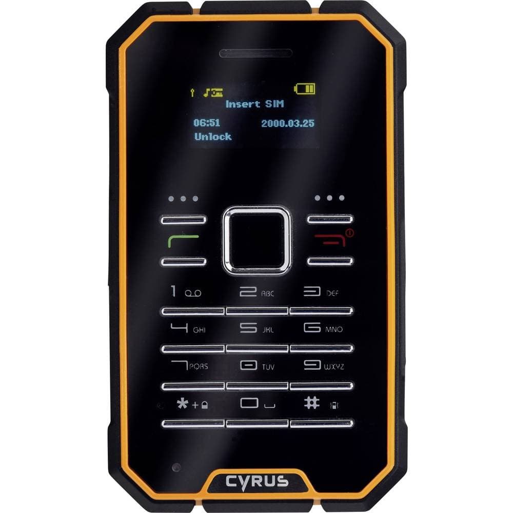 Cyrus Outdoor mobile phone CM1 unlocked - Das kleinste Outdoor-Handy der Welt.