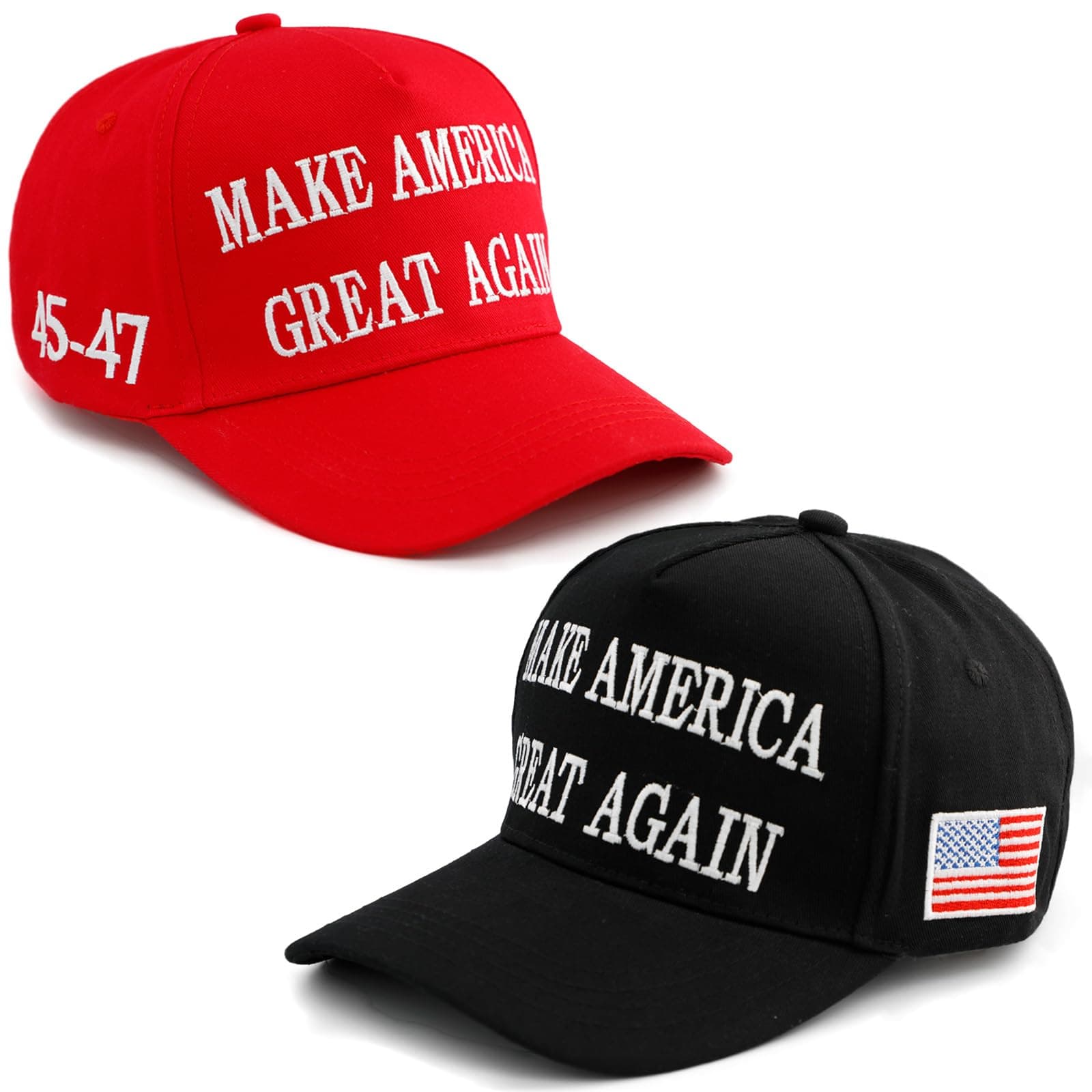 NiguaMAGA Hat,45-47 Trump 2024 Hat Make America Great Again Slogan Baseball Cap