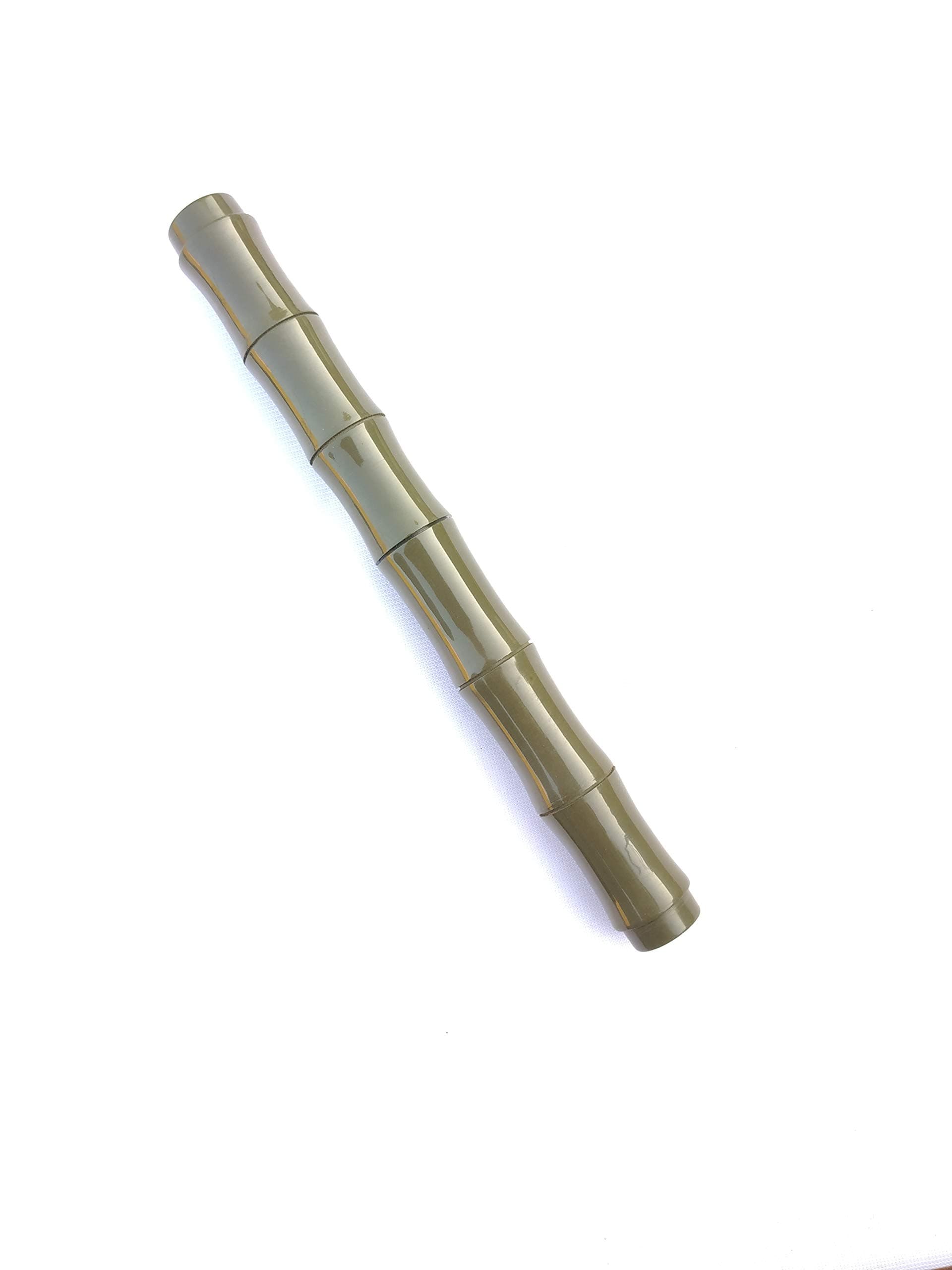 RANGAJAPAN STYLE BAMBOO HANDMADE EBONITE(HARD RUBBER) FOUNTAIN PEN -EYEDROPPER MODEL