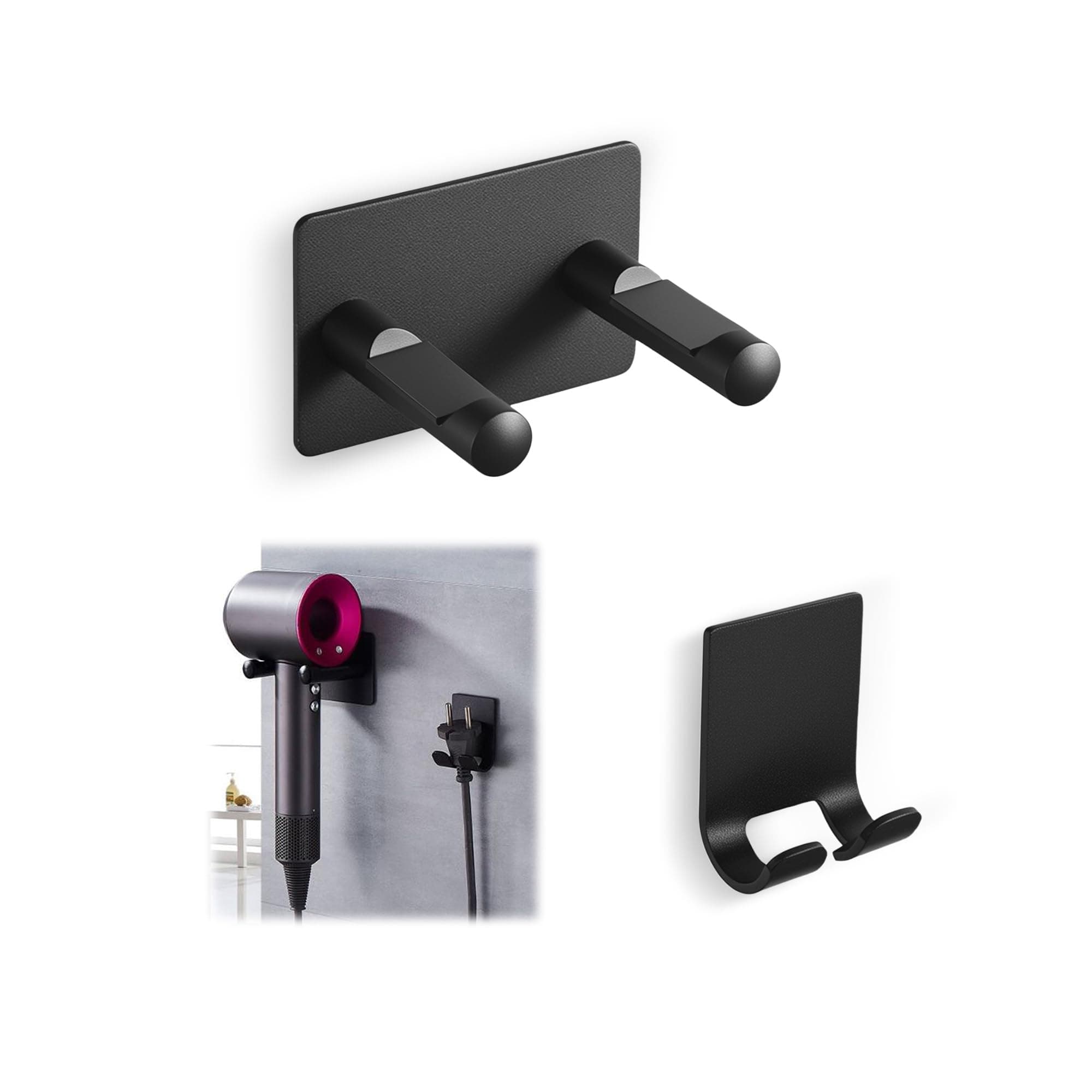 Hair dryer holder Bracket Holder for Dyson Supersonic Hair Dryer Installed in Bedroom, Washroom and Bathroom