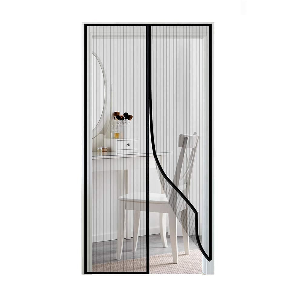 XXYY Magnetic Fly Insect Screen Door Screen Mesh Curtain Fits Door,Magic Tape, Insect Protection Door No Gap, Keep Bugs Out Lets Fresh Air in,150x200cm(59x79inch)