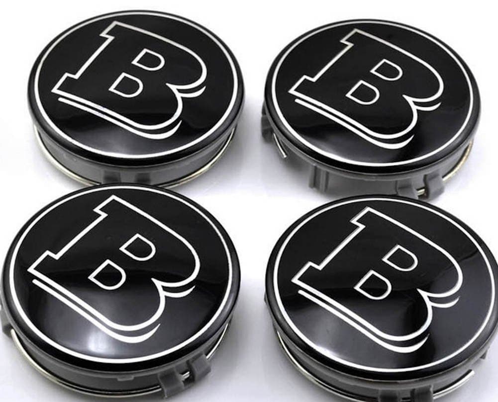 4Pcs 75Mm Wheels Black Custom Center Caps Hub Cover Emblem Badge