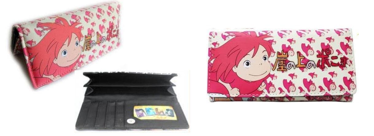Ponyo Pink Long Wallet